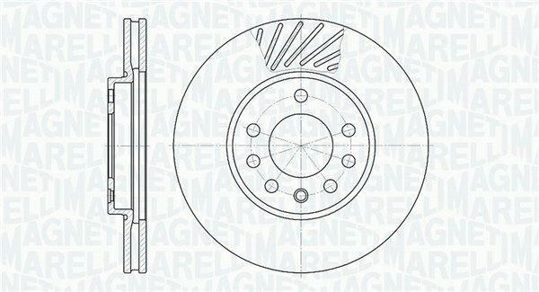 MAGNETI MARELLI Bremžu diski 361302040210